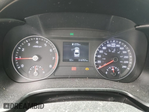 2019 Kia Forte LXS with VIN 3KPF24AD4KE047524, listed as a Copart auction lot 51638815 with 316,757 mi miles and Clean Title. Bid and sale history available at carsss.com. Image 9.