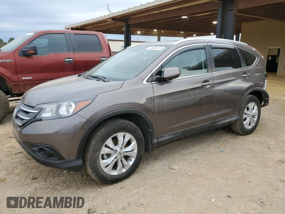 2014 Honda CR-V EX-L with VIN 2HKRM3H76EH562834, listed as a Copart auction lot 44588415 with 140,852 mi miles and Salvage Title. Bid and sale history available at DreamBid. Image 1.