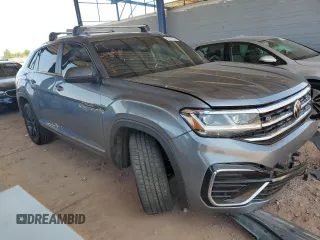 2020 Volkswagen Atlas SE with VIN 1V26E2CA9LC215891, listed as a Copart auction lot 60574035 with 93,744 mi miles and Salvage title. Bid and sale history available at DreamBid. Image 4.