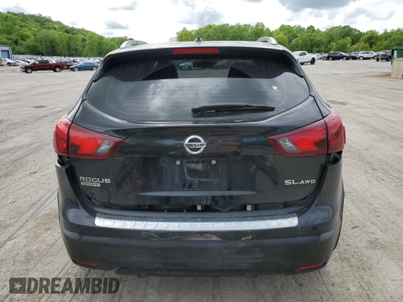 2017 Nissan Rogue SV with VIN JN1BJ1CR2HW110355, listed as a Copart auction lot 56955865 with 115,554 mi miles and Salvage title. Bid and sale history available at DreamBid. Image 6.