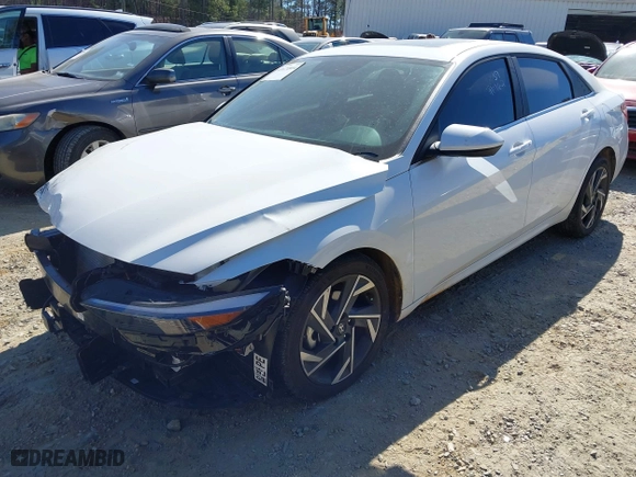 2024 Hyundai Elantra SEL with VIN KMHLS4DG2RU806039, listed as a IAAI auction lot 41674804 with 13,122 mi miles. Bid and sale history available at carsss.com. Image 17.