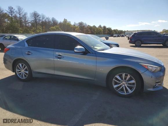 2017 Infiniti Q50 3.0t Premium with VIN JN1EV7AR1HM835769, listed as a Copart auction lot 74208374 with 97,290 mi miles and Salvage Title. Bid and sale history available at carsss.com. Image 4.