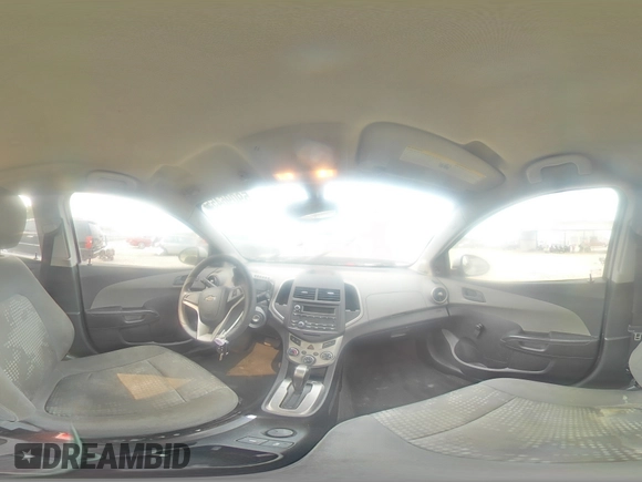 2015 Chevrolet Sonic LS with VIN 1G1JA5SH6F4152196, listed as a Copart auction lot 59096455 with 128,113 mi miles and Salvage title. Bid and sale history available at DreamBid. Image 14.
