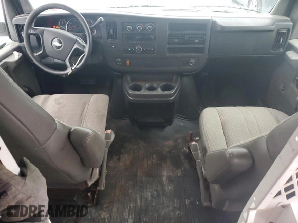 2008 Chevrolet Express Cargo Van with VIN 1GCGG25C181170897, listed as a Copart auction lot 87027134 with 200,590 mi miles and Salvage Title. Bid and sale history available at carsss.com. Image 8.