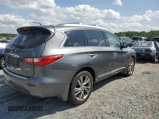 2015 Infiniti QX60 with VIN 5N1AL0MM5FC511649, listed as a Copart auction lot 54878025 with 158,232 mi miles and Salvage title. Bid and sale history available at DreamBid. Image 3.