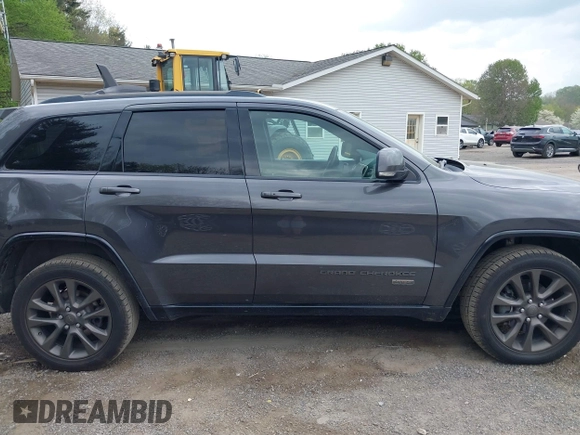 2016 Jeep Grand Cherokee Limited 75th Anniversary with VIN 1C4RJFBG6GC399099, listed as a IAAI auction lot 42148866 with 139,969 mi miles and . Bid and sale history available at DreamBid. Image 14.