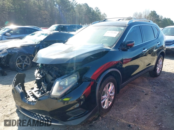 2016 Nissan Rogue SV with VIN KNMAT2MT4GP733892, listed as a IAAI auction lot 41776300 with 120,754 mi miles and . Bid and sale history available at DreamBid. Image 17.