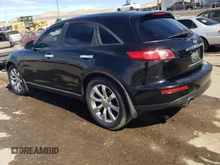 2003 Infiniti FX35 w/Options with VIN JNRAS08W63X200934, listed as a Copart auction lot 46357785 with 196,933 mi miles and Salvage Title. Bid and sale history available at carsss.com. Image 2.