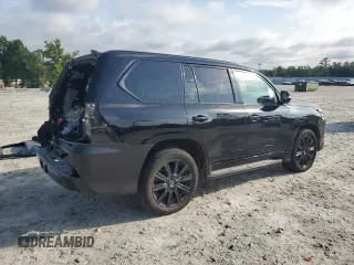 2019 Lexus LX with VIN JTJHY7AX0K4301764, listed as a Copart auction lot 62988664 with 72,899 mi miles and Salvage Title. Bid and sale history available at carsss.com. Image 3.