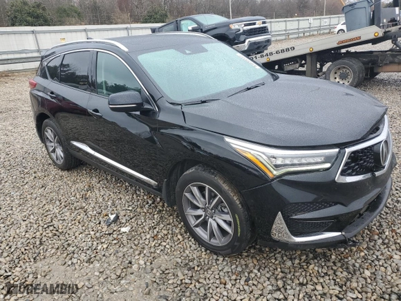 2021 Acura RDX w/Technology Package with VIN 5J8TC1H52ML000503, listed as a Copart auction lot 84688044 with 75,511 mi miles and Salvage Title. Bid and sale history available at carsss.com. Image 4.
