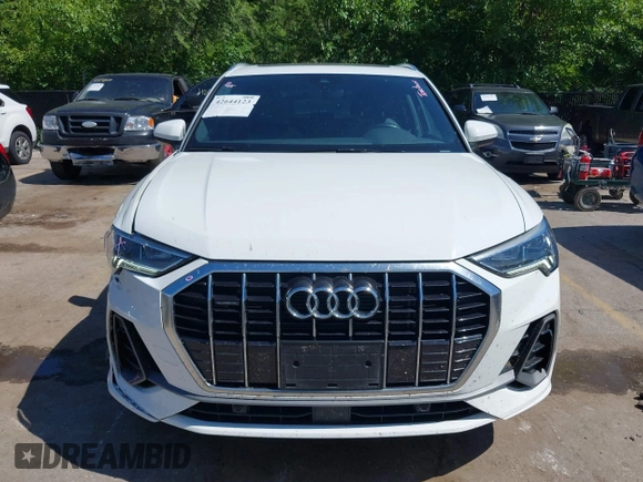 2023 Audi Q3 S line Premium with VIN WA1DECF34P1096834, listed as a IAAI auction lot 42644123 with 62,360 mi miles and . Bid and sale history available at DreamBid. Image 12.