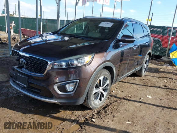 2016 Kia Sorento EX with VIN 5XYPHDA12GG020664, listed as a IAAI auction lot 41476594 with 111,892 mi miles and . Bid and sale history available at DreamBid. Image 18.