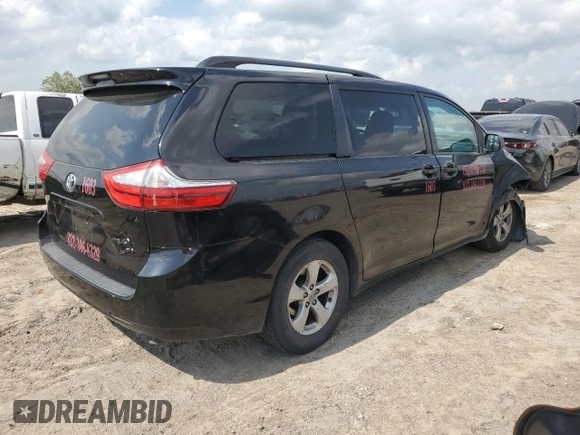 2015 Toyota Sienna LE AAS with VIN 5TDKK3DC6FS578179, listed as a Copart auction lot 55145545 with 225,468 mi miles and Salvage Title. Bid and sale history available at DreamBid. Image 3.