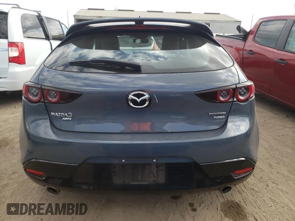 2021 Mazda Mazda3 Hatchback 2.5 Turbo with VIN JM1BPBJY0M1311951, listed as a Copart auction lot 45196623 with 27,309 mi miles. Bid and sale history available at carsss.com. Image 6.