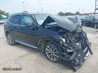 2019 BMW X3 xDrive30i with VIN 5UXTR9C58KLE20199, listed as a IAAI auction lot 35088283 with 36,857 mi miles. Bid and sale history available at carsss.com. Image 1.