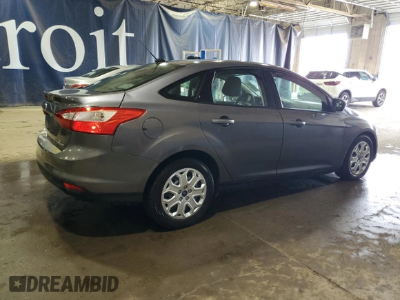 2012 Ford Focus SE with VIN 1FAHP3F2XCL372592, listed as a Copart auction lot 52774485 with 85,404 mi miles and Clean Title. Bid and sale history available at carsss.com. Image 3.