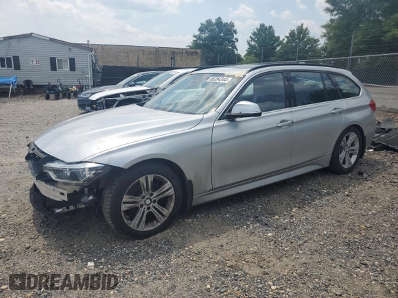 2017 BMW 3 Series 330i xDrive with VIN WBA8K3C57HK678988, listed as a Copart auction lot 65394344 with 67,918 mi miles and Salvage Title. Bid and sale history available at carsss.com. Image 1.