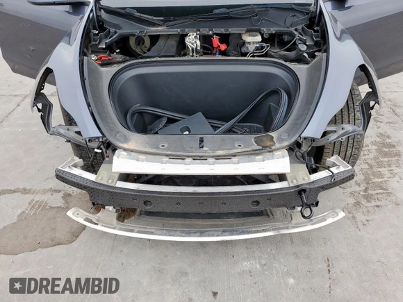 2022 Tesla Model Y Performance with VIN 7SAYGDEF4NF380863, listed as a Copart auction lot 45704715 with 42,600 mi miles and Salvage title. Bid and sale history available at DreamBid. Image 13.