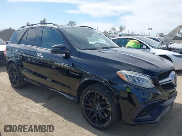 2016 Mercedes-Benz GLE 63 S AMG with VIN 4JGDA7FBXGA665133, listed as a IAAI auction lot 41634945 with 105,800 mi miles and . Bid and sale history available at DreamBid. Image 1.