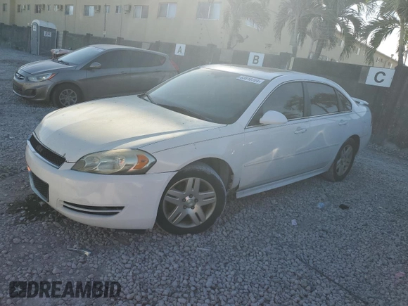 2014 Chevrolet Impala LT with VIN 2G1WB5E30E1139926, listed as a Copart auction lot 83818704 with 103,310 mi miles and Clean Title. Bid and sale history available at DreamBid. Image 1.