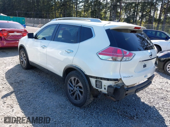 2016 Nissan Rogue SL with VIN 5N1AT2MV7GC866067, listed as a IAAI auction lot 42023831 with 94,727 mi miles and . Bid and sale history available at DreamBid. Image 3.
