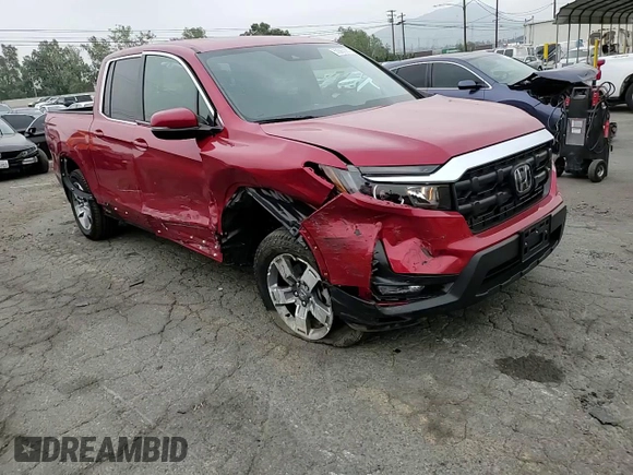 2025 Honda Ridgeline RTL z VIN 5FPYK3F57SB023210, wystawiony jako Copart lot #53093665 z przebiegiem 898 mil mil oraz Szkoda całkowita • Salvage title. Historia ofert i sprzedaży dostępna na DreamBid. Obrazek 10.