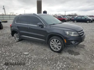 2012 Volkswagen Tiguan S with VIN WVGBV7AX8CW578634, listed as a Copart auction lot 45035775 with 162,627 mi miles and Salvage Title. Bid and sale history available at DreamBid. Image 4.