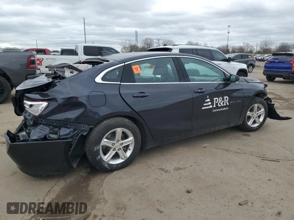 2022 Chevrolet Malibu LS with VIN 1G1ZB5STXNF168487, listed as a Copart auction lot 53100055 with Not Provided miles and Non Repairable. Bid and sale history available at DreamBid. Image 3.