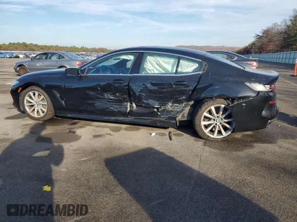 2020 BMW 8 Series 840i with VIN WBAGV4C03LCD88931, listed as a Copart auction lot 77530864 with 41,667 mi miles and Salvage title. Bid and sale history available at DreamBid. Image 2.