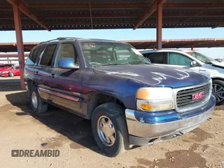 2003 GMC Yukon SLT with VIN 1GKEK13Z43R146597, listed as a IAAI auction lot 41466948 with 1 mi miles. Bid and sale history available at carsss.com. Image 1.