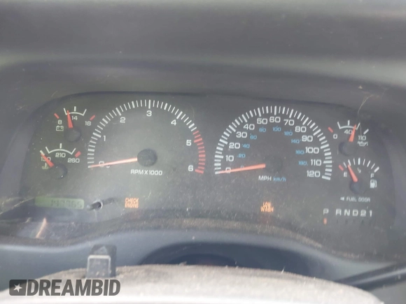 1998 Dodge Dakota SLT with VIN 1B7GL22X4WS554408, listed as a IAAI auction lot 42202021 with 147,765 mi miles. Bid and sale history available at carsss.com. Image 7.