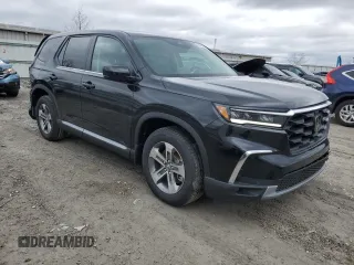 2025 Honda Pilot EX-L with VIN 5FNYG1H42SB072558, listed as a Copart auction lot 48052205 with 184 mi miles and Salvage Title. Bid and sale history available at carsss.com. Image 4.