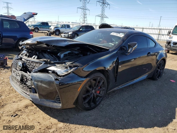 2021 Lexus RC with VIN JTHGZ5DC3M5010504, listed as a Copart auction lot 44795244 with 18,008 mi miles. Bid and sale history available at carsss.com. Image 1.