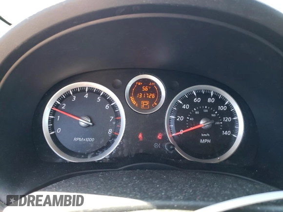 2010 Nissan Sentra SR with VIN 3N1AB6AP1AL666742, listed as a Copart auction lot 53073935 with 131,726 mi miles and Salvage Title. Bid and sale history available at DreamBid. Image 9.