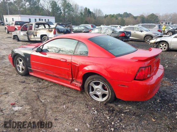 2003 Ford Mustang Standard with VIN 1FAFP40493F435980, listed as a IAAI auction lot 41520723 with 185,865 mi miles. Bid and sale history available at carsss.com. Image 3.