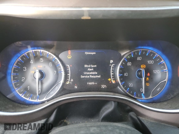 2017 Chrysler Pacifica Touring L Plus with VIN 2C4RC1EGXHR622276, listed as a Copart auction lot 48324795 with 118,370 mi miles and Salvage Title. Bid and sale history available at DreamBid. Image 9.