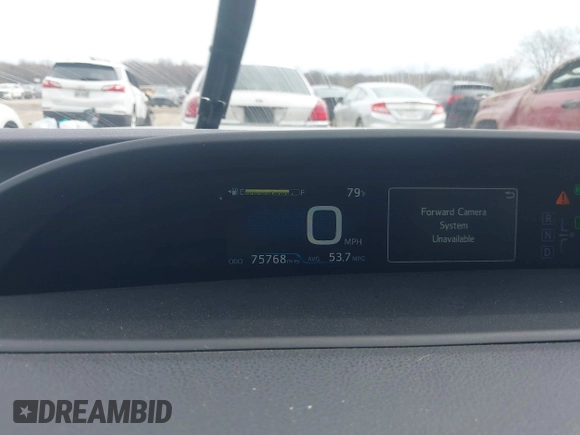 2017 Toyota Prius Two with VIN JTDKARFUXH3041931, listed as a IAAI auction lot 42075004 with 75,768 mi miles and . Bid and sale history available at DreamBid. Image 7.