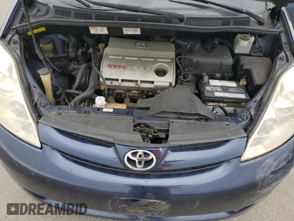 2006 Toyota Sienna CE with VIN 5TDZA23C26S443889, listed as a Copart auction lot 55943185 with 266,789 mi miles and Salvage Title. Bid and sale history available at DreamBid. Image 12.