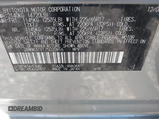 2007 Toyota RAV4 Limited with VIN JTMBK31V175020916, listed as a IAAI auction lot 42028260 with 120,697 mi miles. Bid and sale history available at carsss.com. Image 9.