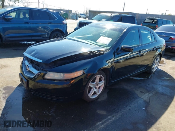2005 Acura TL with VIN 19UUA66205A075911, listed as a IAAI auction lot 41667304 with 91,575 mi miles. Bid and sale history available at carsss.com. Image 2.