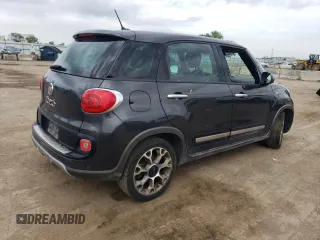 2014 FIAT 500L Trekking with VIN ZFBCFADH5EZ012622, listed as a Copart auction lot 69308994 with 0 mi miles and Salvage Title. Bid and sale history available at carsss.com. Image 3.