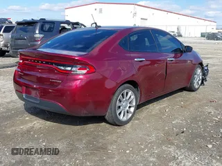 2015 Dodge Dart Limited with VIN 1C3CDFCB1FD364631, listed as a IAAI auction lot 41388112 with 182,449 mi miles. Bid and sale history available at carsss.com. Image 4.