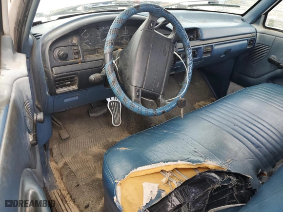 1996 Ford F-150 Special with VIN 1FTEF15Y3TNA10876, listed as a Copart auction lot 72755414 with 168,559 mi miles and Salvage Title. Bid and sale history available at carsss.com. Image 8.