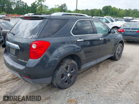 2013 Chevrolet Equinox LTZ with VIN 2GNALFEK1D1123980, listed as a IAAI auction lot 42110538 with 169,820 mi miles. Bid and sale history available at carsss.com. Image 4.