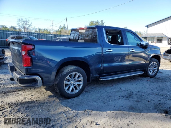 2021 Chevrolet Silverado 1500 LTZ with VIN 3GCUYGET6MG133899, listed as a Copart auction lot 80316094 with Not Provided miles and Salvage Title. Bid and sale history available at DreamBid. Image 3.