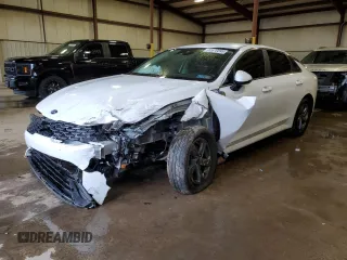 2021 Kia K5 LX with VIN 5XXG24J21MG022951, listed as a Copart auction lot 52676695 with 63,632 mi miles and Salvage Title. Bid and sale history available at carsss.com. Image 1.