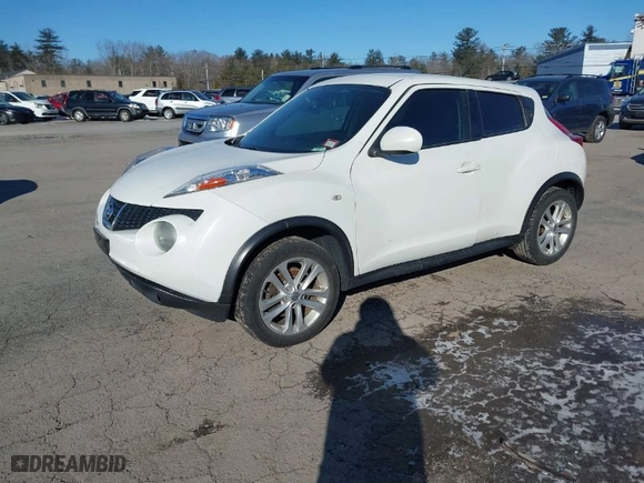 2013 Nissan Juke S with VIN JN8AF5MV7DT222646, listed as a IAAI auction lot 41713311 with 221,794 mi miles. Bid and sale history available at carsss.com. Image 2.