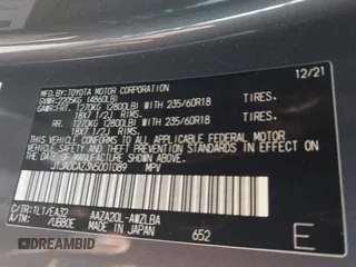 2022 Lexus NX 250 z VIN JTJADCAZ3N5001089, wystawiony jako IAAI lot #42383681 z przebiegiem 30 119 mil mil oraz . Historia ofert i sprzedaży dostępna na DreamBid. Obrazek 9.