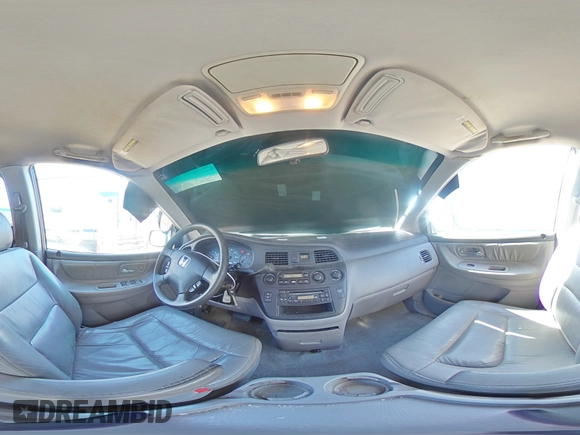 2004 Honda Odyssey EX-L with VIN 5FNRL18994B117140, listed as a Copart auction lot 49677635 with 247,237 mi miles and Salvage Title. Bid and sale history available at DreamBid. Image 14.