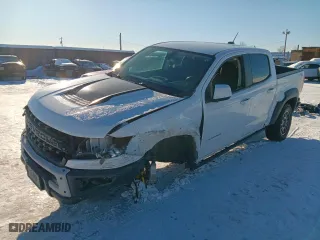 2021 Chevrolet Colorado 4WD ZR2 with VIN 1GCGTEENXM1115535, listed as a Copart auction lot 48066475 with 61,905 mi miles and Salvage Title. Bid and sale history available at carsss.com. Image 1.
